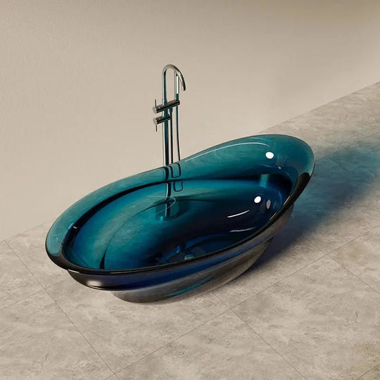 Freestanding Solid Surface Resin Bathtub - Resin Best freestanding bathtub UKBathroomLux