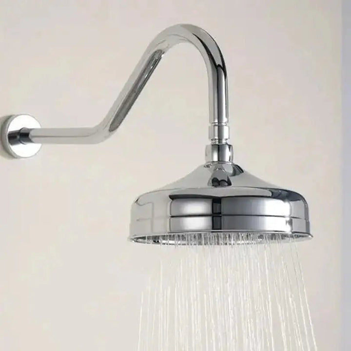 French Vintage All - Copper Concealed Shower Head Set – Ceramic Handle & Polished Finish - Concealed Shower Head SetBathroomLux