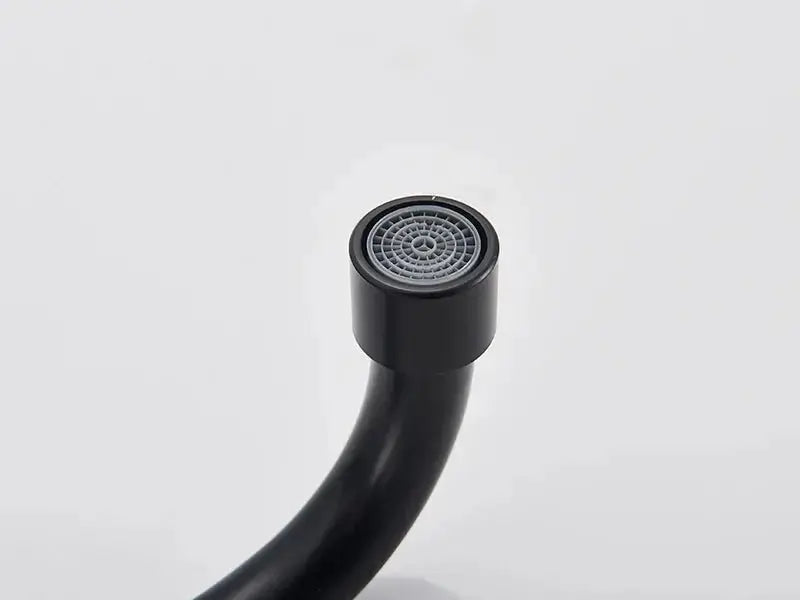 Gold Antique Brass Wall - Mounted Basin Faucet – Dual Handles Swivel Spout (Copy) - Matte Black Wall - Mounted Basin Mixer TapBathroomLux