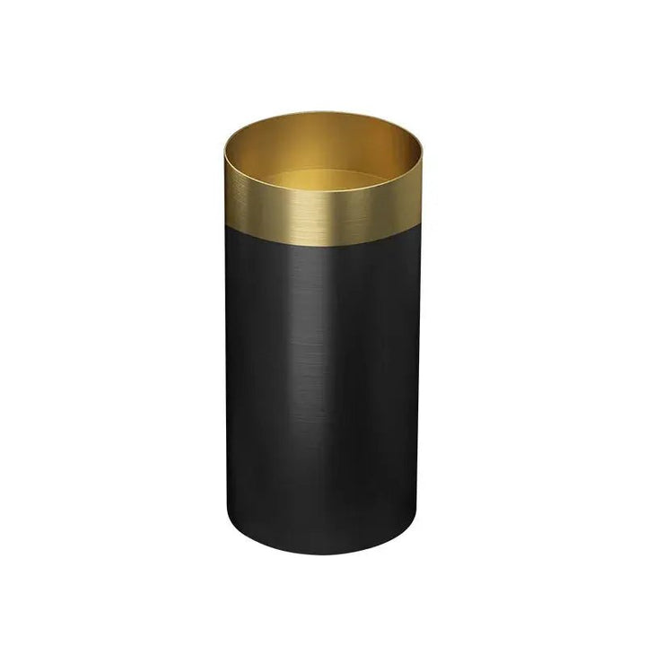 Gold & Black 304 Stainless Steel Pedestal Sink – Luxury Wash Basin for Hotels - luxury pedestal sinkBathroomLux