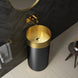 Gold & Black 304 Stainless Steel Pedestal Sink – Luxury Wash Basin for Hotels - luxury pedestal sinkBathroomLux