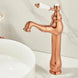 Gold Pull - Out Bathroom faucet Hot & Cold Mixer Tap Tall - Pull - Out Bathroom Basin Mixer TapBathroomLux