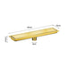 Gold Rectangle Stainless Steel Linear Shower Drain – 20cm / 30cm / 40cm / 50cm / 60cm - Shower DrainsBathroomLux