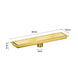 Gold Rectangle Stainless Steel Linear Shower Drain – 20cm / 30cm / 40cm / 50cm / 60cm - Shower DrainsBathroomLux