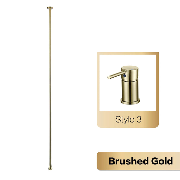 Golden Flow Bathroom Faucet - Dual Control - Ceiling Design - 2 years Guarantee - bathroomBathroomLux