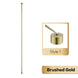 Golden Flow Bathroom Faucet - Dual Control - Ceiling Design - 2 years Guarantee - bathroomBathroomLux