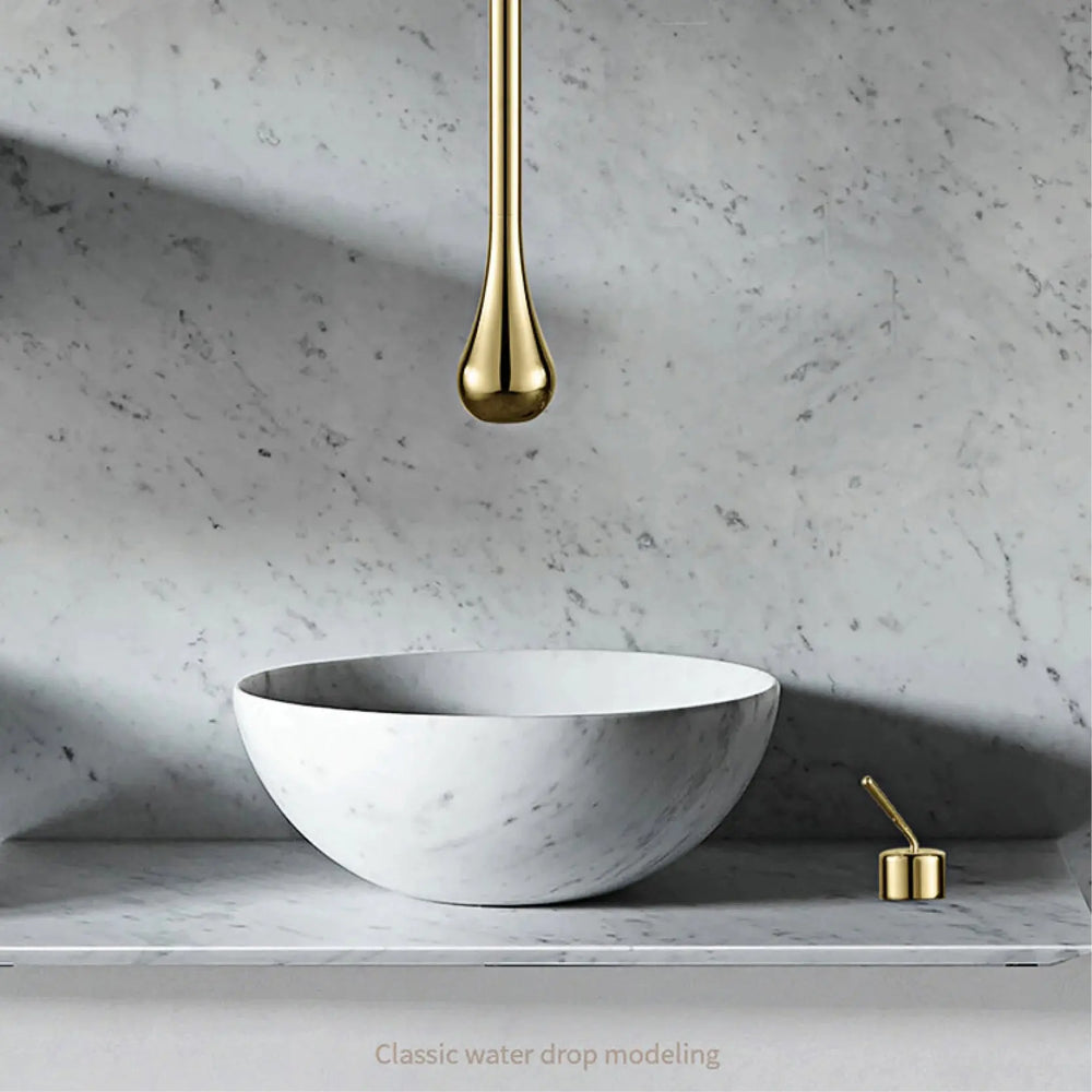 Golden Flow Bathroom Faucet - Dual Control - Ceiling Design - 2 years Guarantee - bathroomBathroomLux