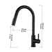 Gourmet 2 - Way Smart Touch Pull Down Kitchen Faucet – Hot & Cold Mix - 2 - Way Smart Touch Pull Down Kitchen FaucetBathroomLux