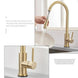 Gourmet 2 - Way Smart Touch Pull Down Kitchen Faucet – Hot & Cold Mix - 2 - Way Smart Touch Pull Down Kitchen FaucetBathroomLux