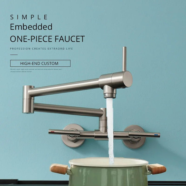 Gourmet Faucet - Dual Handle - Swivel Spout - 5 years Warranty - Kitcen faucetBathroomLux