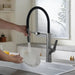 Gun Grey Pull Out Kitchen Sink Faucet – Single Handle Tap with Water Purifier - 3 Ways Kitchen Pull OutBathroomLux
