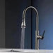 Gunmetal Kitchen Faucet with Pull - Down Sprayer, Single Handle - 3 Ways Kitchen Pull OutBathroomLux