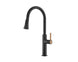 Gunmetal Kitchen Faucet with Pull - Down Sprayer, Single Handle - 3 Ways Kitchen Pull OutBathroomLux