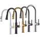 Gunmetal Kitchen Faucet with Pull - Down Sprayer, Single Handle - 3 Ways Kitchen Pull OutBathroomLux