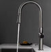 Gunmetal Kitchen Faucet with Pull - Down Sprayer, Single Handle - 3 Ways Kitchen Pull OutBathroomLux