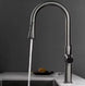 Gunmetal Kitchen Faucet with Pull - Down Sprayer, Single Handle - 3 Ways Kitchen Pull OutBathroomLux