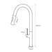 Gunmetal Pull - Out Spout Kitchen Faucet – 360° Rotating Single - Handle - Kitchen Faucet Pull - OutBathroomLux