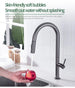 Gunmetal Pull - Out Spout Kitchen Faucet – 360° Rotating Single - Handle - Kitchen Faucet Pull - OutBathroomLux