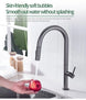 Gunmetal Pull - Out Spout Kitchen Faucet – 360° Rotating Single - Handle - Kitchen Faucet Pull - OutBathroomLux