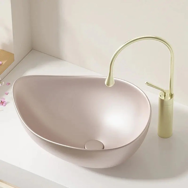 High - End Ceramic Countertop Wash Basin – Modern Bathroom Sink - Bathroom sinkBathroomLux