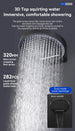High - End Concealed Thermostatic Shower Set – 4 - Function Brass Wall - Mounted System - digital showerBathroomLux