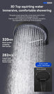 High - End Concealed Thermostatic Shower Set – 4 - Function Brass Wall - Mounted System - digital showerBathroomLux