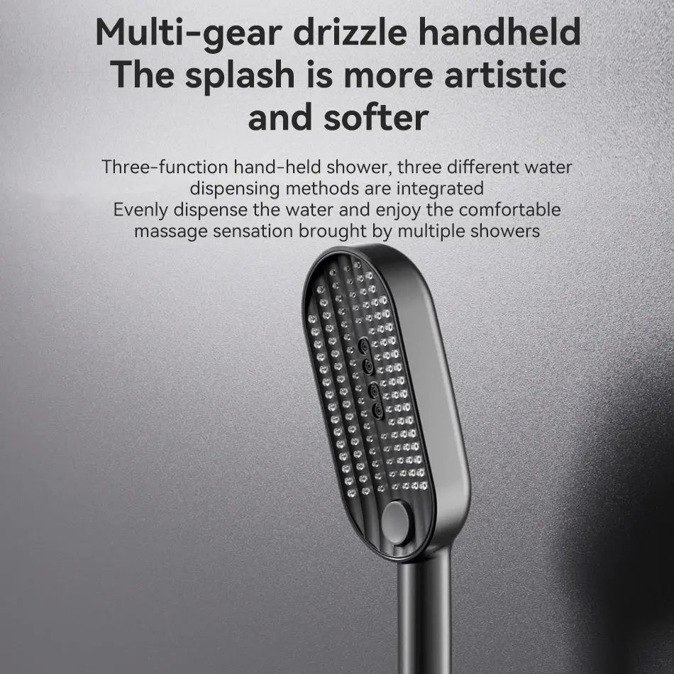 High - End Concealed Thermostatic Shower Set – 4 - Function Brass Wall - Mounted System - digital showerBathroomLux