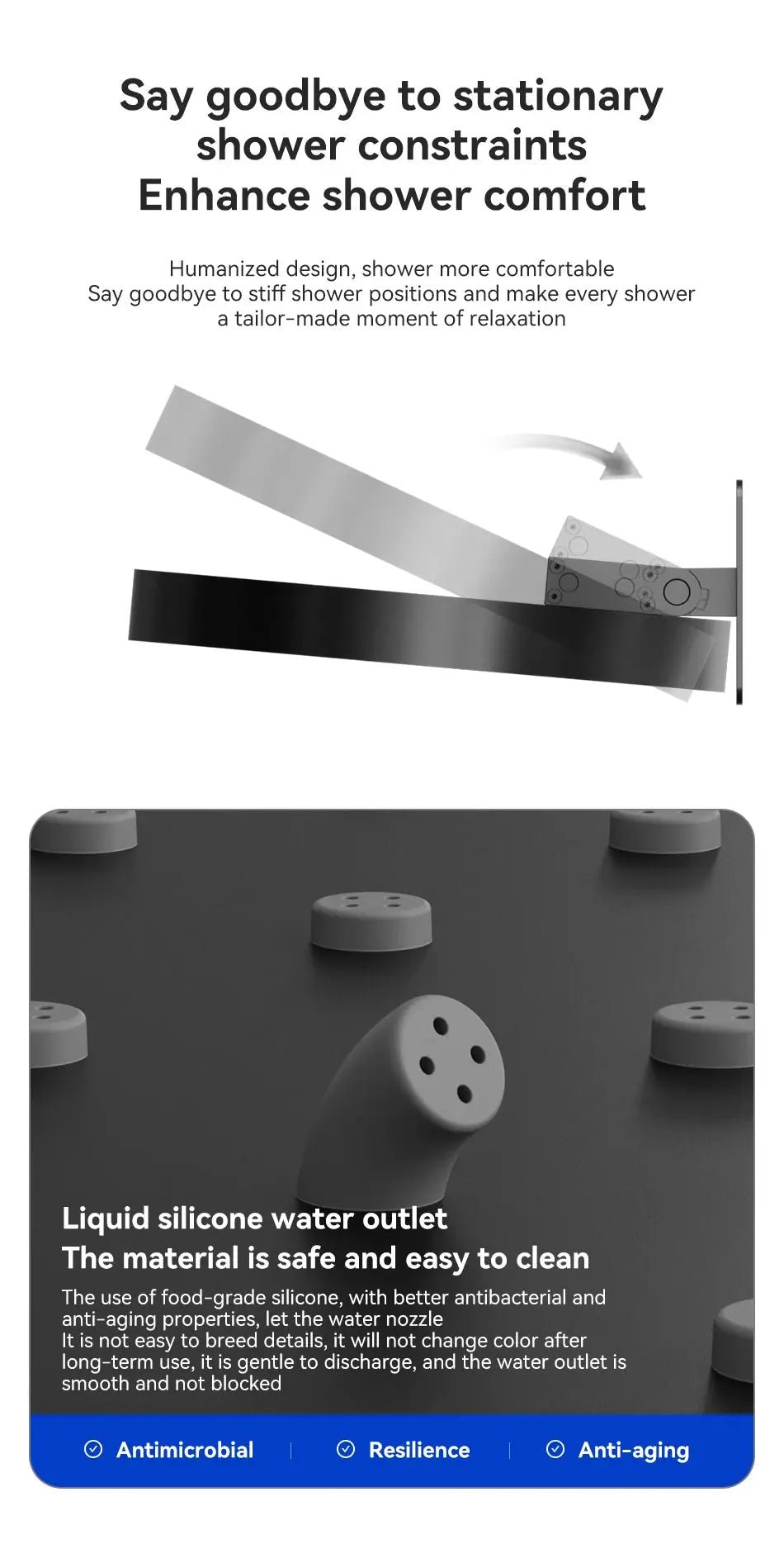 High - End Concealed Thermostatic Shower Set – 4 - Function Brass Wall - Mounted System - digital showerBathroomLux