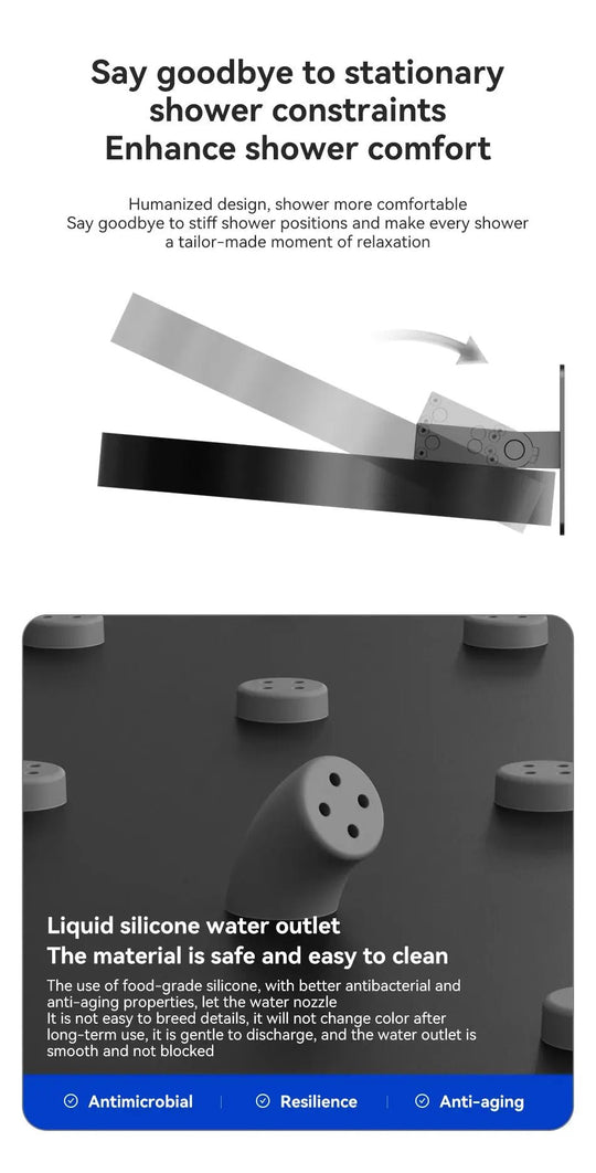 High - End Concealed Thermostatic Shower Set – 4 - Function Brass Wall - Mounted System - digital showerBathroomLux