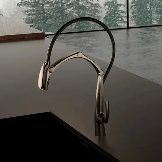 High - Quality Smart Touch Kitchen Faucet – Motion Sensor Pull - Down Sink Mixer Tap - Kitchen Sink FaucetsBathroomLux