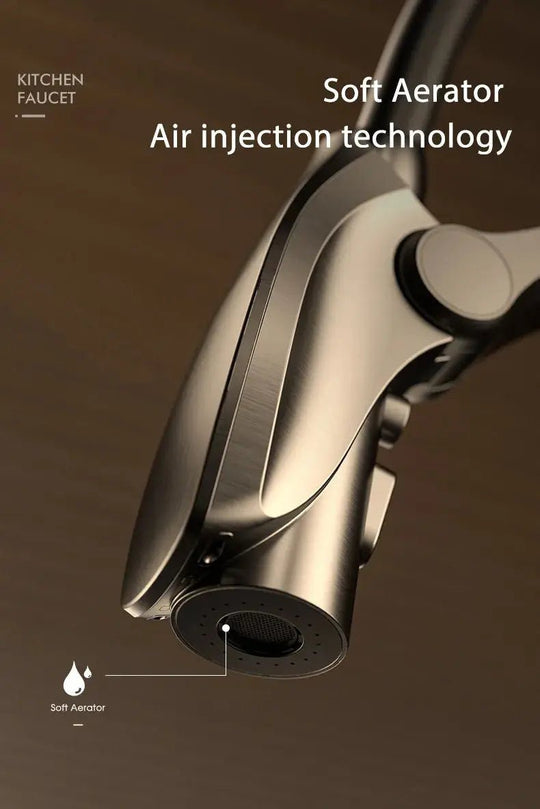 High - Quality Smart Touch Kitchen Faucet – Motion Sensor Pull - Down Sink Mixer Tap - Kitchen Sink FaucetsBathroomLux