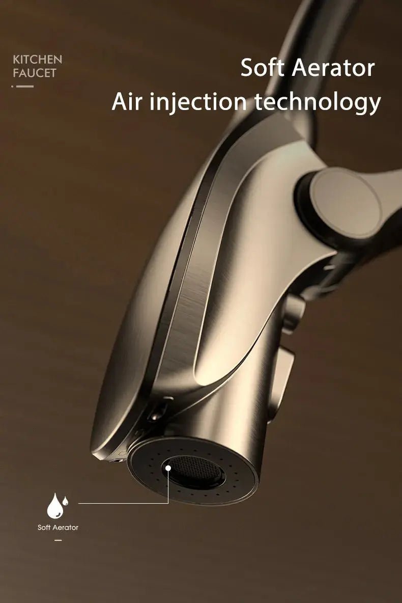 High - Quality Smart Touch Kitchen Faucet – Motion Sensor Pull - Down Sink Mixer Tap - Kitchen Sink FaucetsBathroomLux