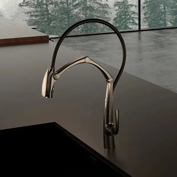 High - Quality Smart Touch Kitchen Faucet – Motion Sensor Pull - Down Sink Mixer Tap - Kitchen Sink FaucetsBathroomLux