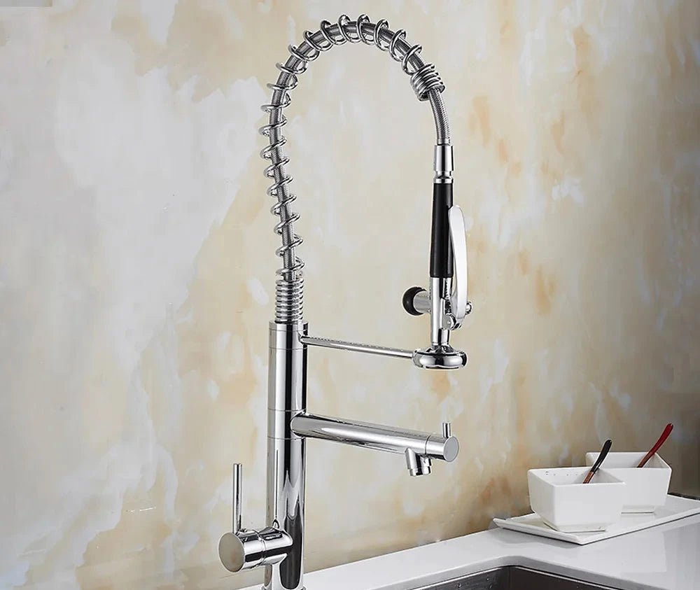 Horizon Kitchen Faucet - Pull Down Spray - Single Handle - 2 Years Warranty - Kitchen faucetBathroomLux