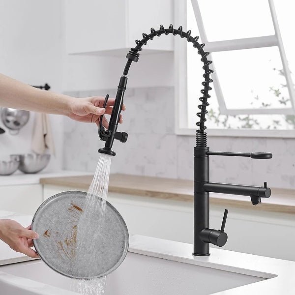 Horizon Kitchen Faucet - Pull Down Spray - Single Handle - 2 Years Warranty - Kitchen faucetBathroomLux