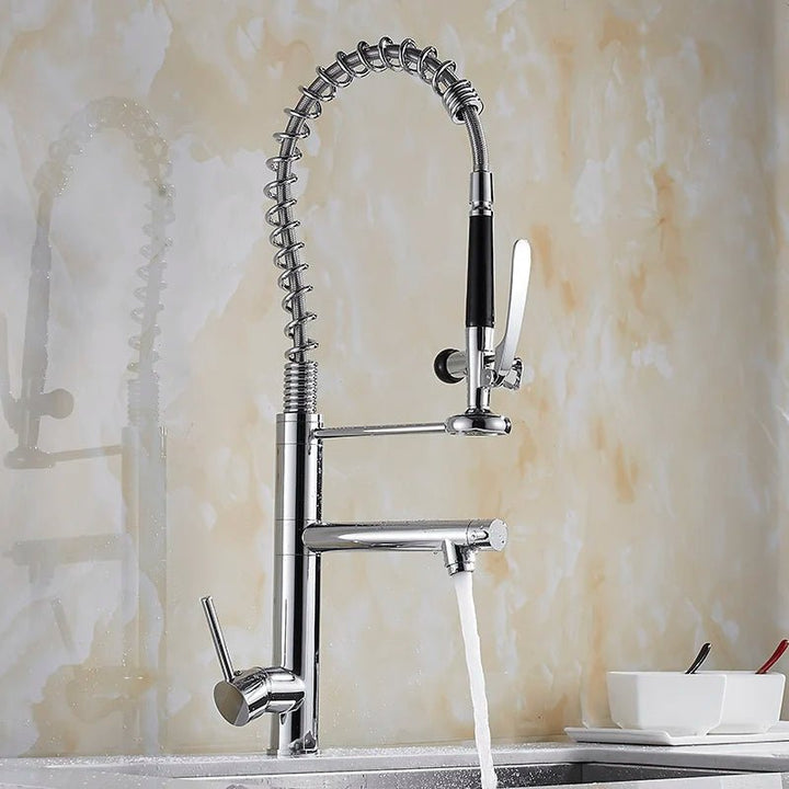 Horizon Kitchen Faucet - Pull Down Spray - Single Handle - 2 Years Warranty - Kitchen faucetBathroomLux