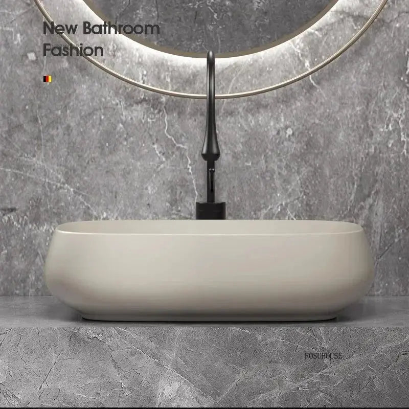 Italian Luxury Ceramic Sinks - Bathroom WashbasinBathroomLux