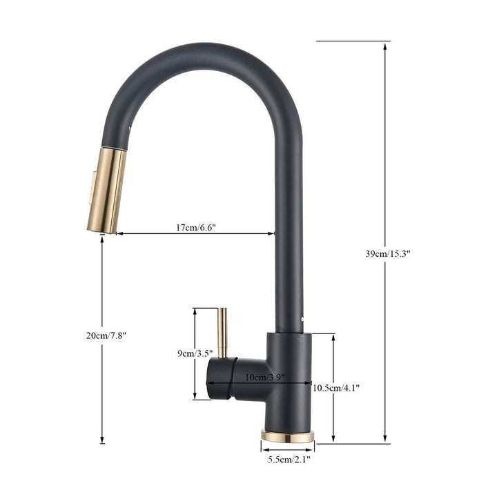 Kitchen Faucets Sensitive Smart Touch Control - 2 years Warranty - Kitchen faucetBathroomLux