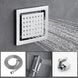 Large LED Music Ceiling Rainfall Shower Set – Thermostatic Brass - Ceiling Rainfall Shower SetBathroomLux