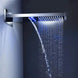 LED Thermostatic Shower System | Modern Rainfall & Waterfall Shower Set - bathroom, showers, thermostaticBathroomLux