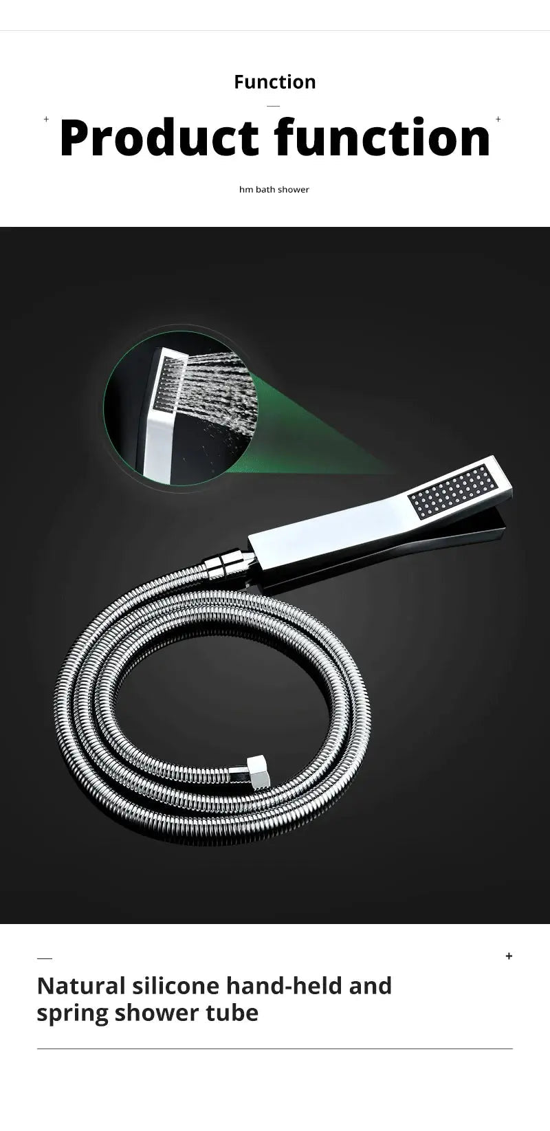 LED Thermostatic Shower System | Modern Rainfall & Waterfall Shower Set - bathroom, showers, thermostaticBathroomLux