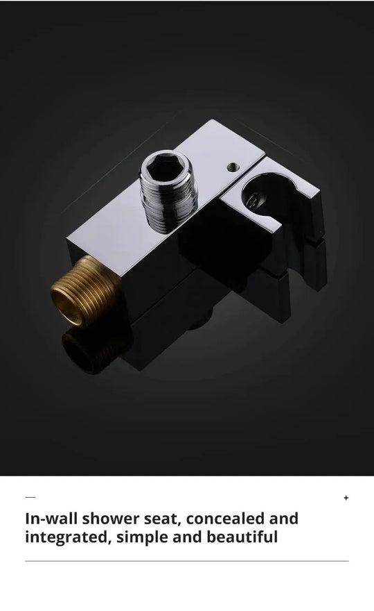 LED Thermostatic Shower System | Modern Rainfall & Waterfall Shower Set - bathroom, showers, thermostaticBathroomLux