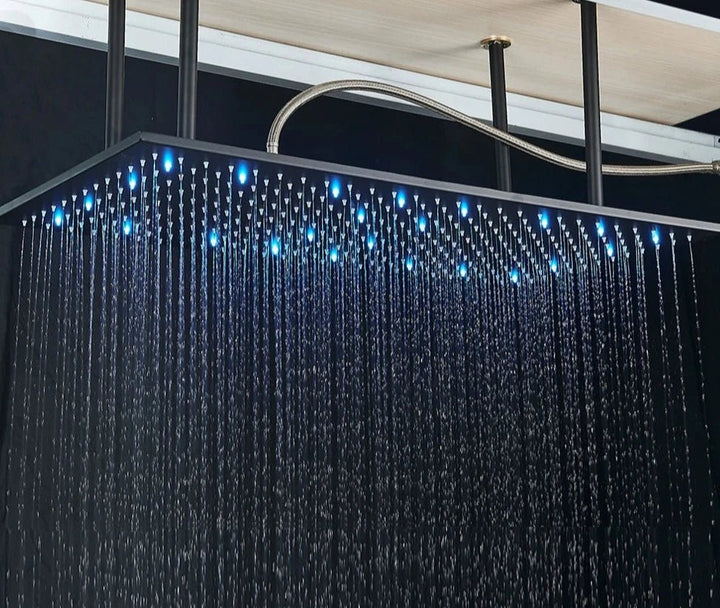 Lumina LED Shower Head - 2 years Warranty - bathroom, showers, thermostaticBathroomLux