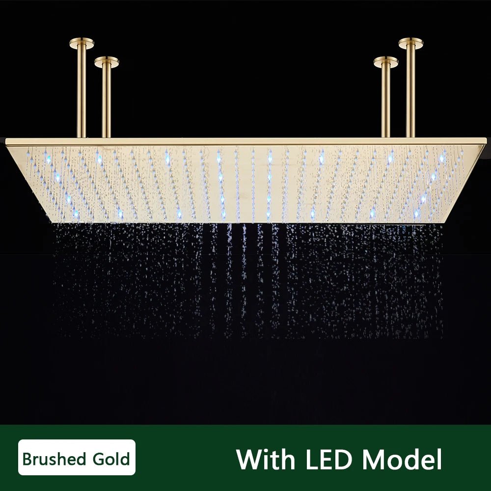 Lumina LED Shower Head - 2 years Warranty - bathroom, showers, thermostaticBathroomLux