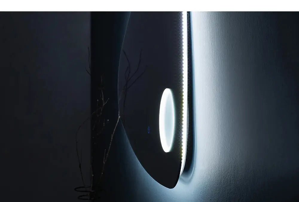 Lux LED Bathroom Mirror – Irregular Shape, Smart Anti - Fog Design - Bathroom Mirror Anti - Fog irregular shapeBathroomLux