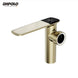 Luxury Brass Sink Faucet Digital Display Water Mixer Tap - BathroomLux