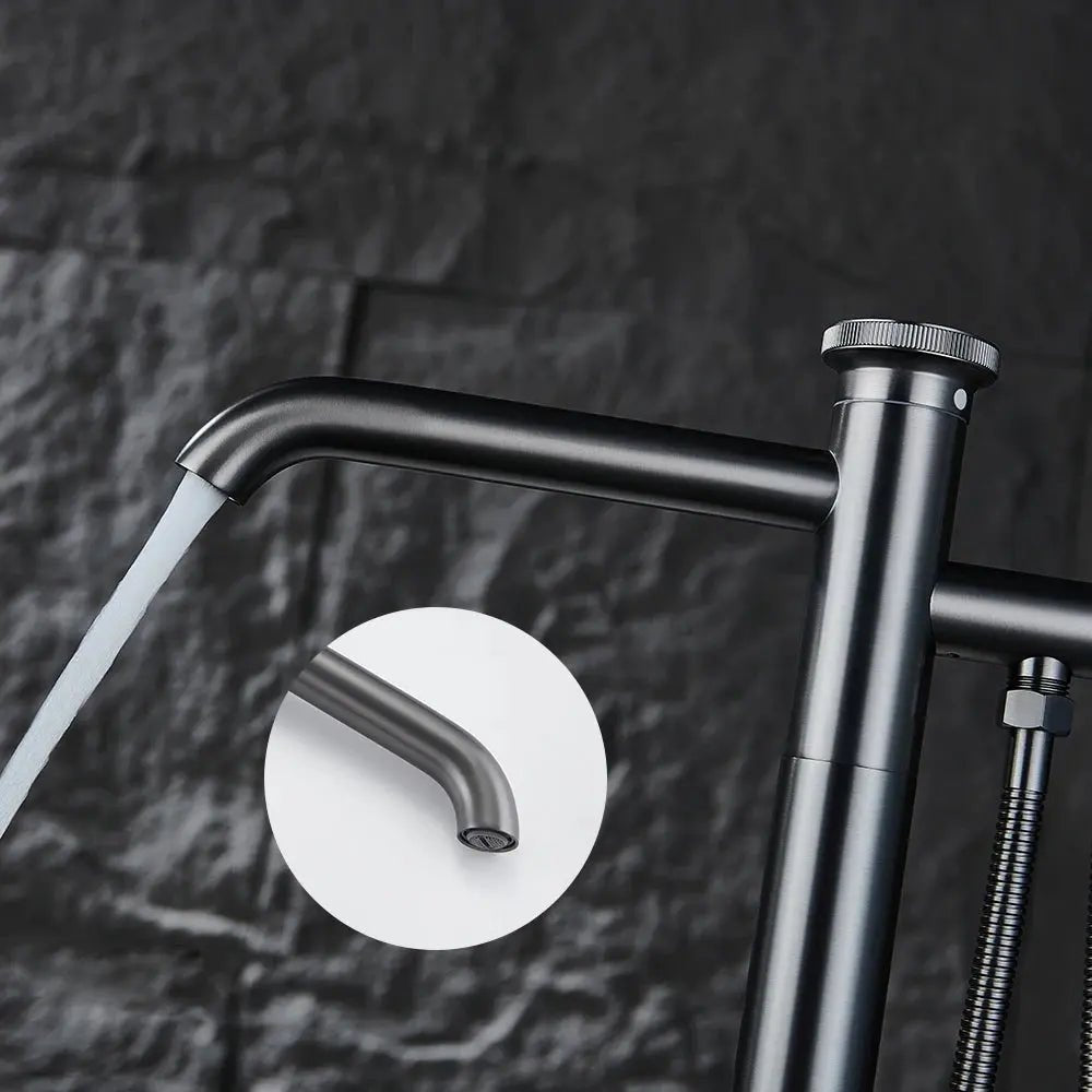 Luxury Freestanding Bath Taps with Shower Head - Freestanding Bath Shower Mixer TapBathroomLux