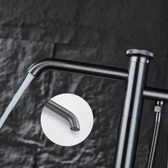 Luxury Freestanding Bath Taps with Shower Head - Freestanding Bath Shower Mixer TapBathroomLux