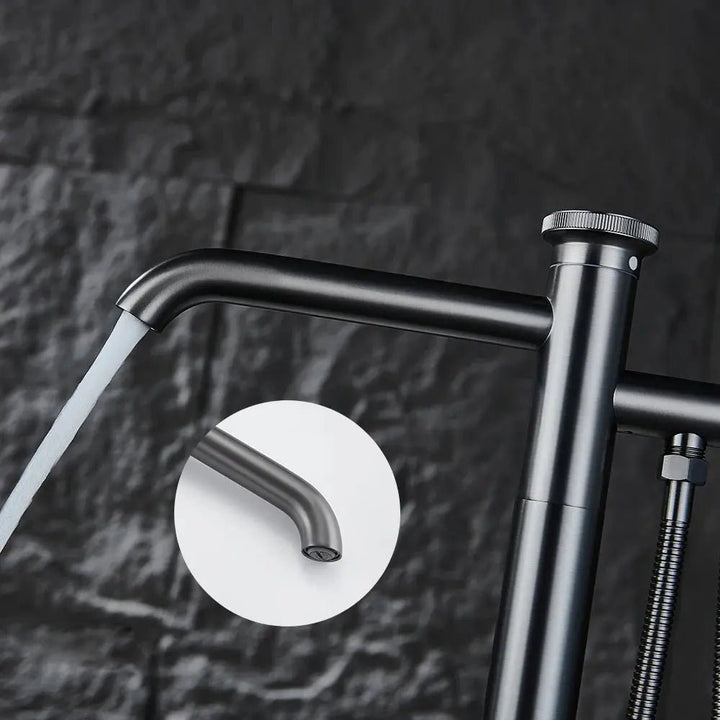 Luxury Freestanding Bath Taps with Shower Head - Freestanding Bath Shower Mixer TapBathroomLux