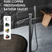 Luxury Freestanding Bath Taps with Shower Head - Freestanding Bath Shower Mixer TapBathroomLux